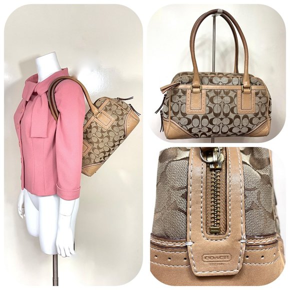 Coach Monogram canvas/leather satchel j067110532 - Picture 1 of 14